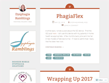 Tablet Screenshot of dysphagiaramblings.net